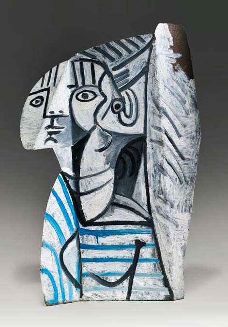 sylvette-sculpture-picasso pablo-picasso-1881-1973-sylvette sculpture bust