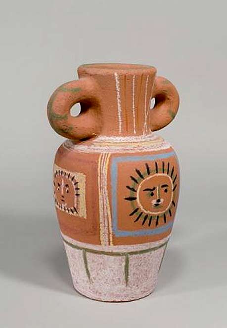 Pablo-Picasso-1953-vase Pablo Picasso twin handles baluster vase