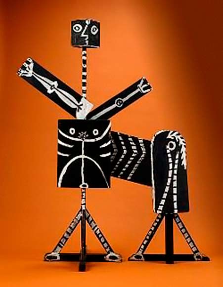 centaur-sculpture-picasso pablo-picasso-spain-malaga-1881-1973-centaur-1955-sculpture-painted-wood