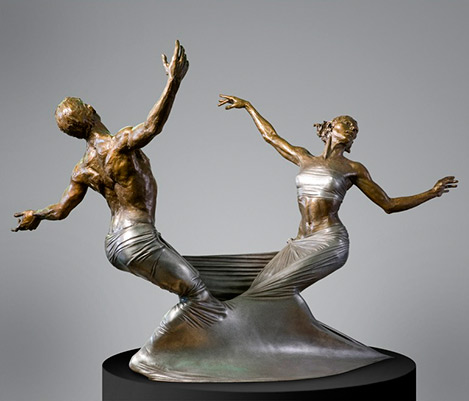 Paige-Bradley-sculpture Paige-Bradley dancing couple sculpture