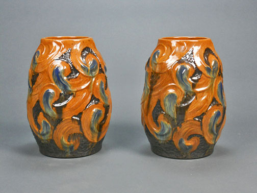 Michael-Andersen-danish-vases Pair-of-Danish-Ceramic-Vases-by-Michael-Andersen-&-Sons