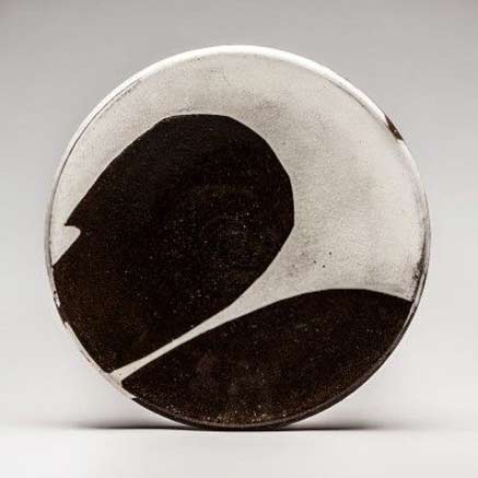 Pairing-Elements-at-The-Bull-and-Beggar-Plate-5-Lindsay-Rogers Lindsay Rogers Ceramics black and white Zen plate