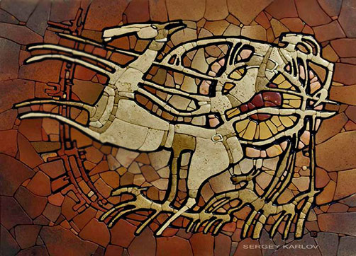 Path-of-the-Ancestors---relief-mosaic,-Sayanogorsk-2013-Easel-mosaic---Sergey-Karlov Path-of-the-Ancestors---relief-mosaic Sergey Karlov