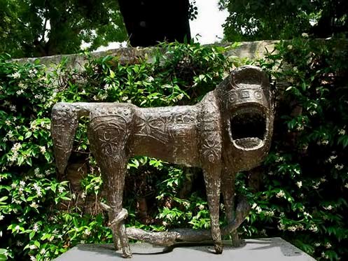 Peggy-Guggenheim-Collection-in-Venice.-Sculpture-by-Mirko-(1910-1969) Peggy-Guggenheim-Collection-in-Venice.-Sculpture-by-Mirko-(1910-1969)
