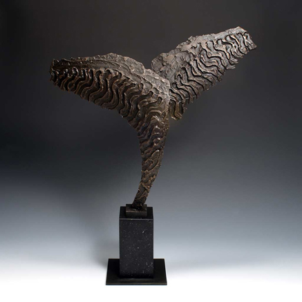 Peter-Beard-ceramic-art Peter-Beard-ceramic-winged sculpture