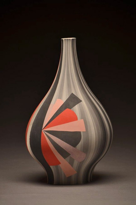 Peter-Pincus-pottery Peter-Pincus--baluster vase