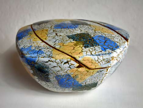 Philippe-Dubuc-french-ceramics Philippe-Dubuc-- ceramic lidded vessel