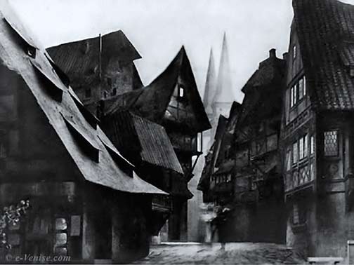 Photo-de-Mariano-Fortuny,-les-Maîtres-Chanteurs-de-Wagner,-Rome-1931-- Photo de Mariano Fortuny, les Maîtres Chanteurs de Wagner, Rome 1931