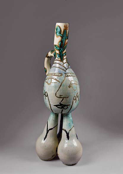 pablo-picasso-madoura-sculpture picasso-ceramic-sculpture form Vallauris