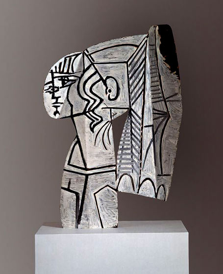 picasso-sculpture Sylvette sculllpture -- Picasso