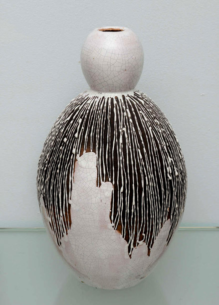 primavera-vase-1930-439x611 Primavera White, Brown and Black Glaze Vase1930-39GARY-RUBINSTEIN-ANTIQUES