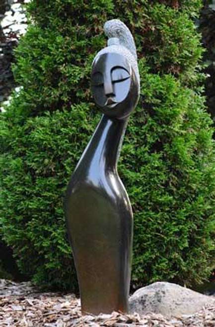 Proud-Virgin---Stephen-Murenza Proud Virgin---Stephen Murenza outdoor Shona sculpture