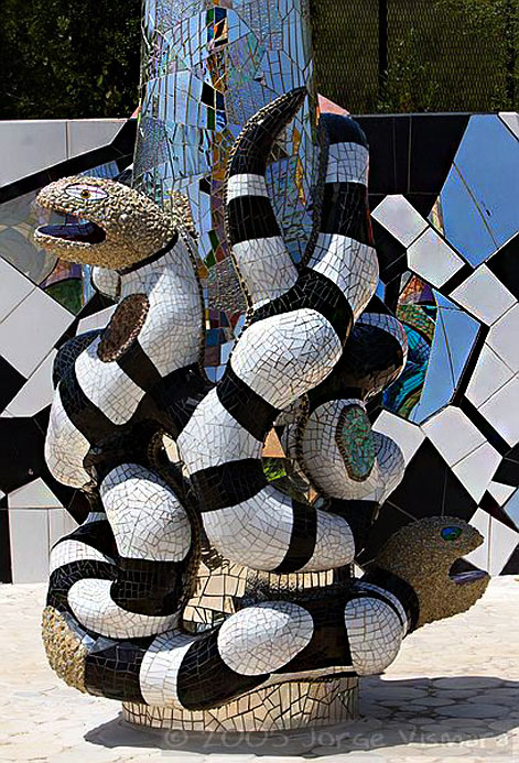 Queen-Califia's-magical-circle Queen Califia's magical circle Niki de Saint Phalle sculpture garden in Escondido---