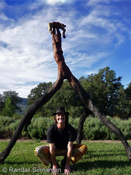 Rabbit-catcher-Randall-Sinnamon Rabbit-catcher-sculpture by Randall-Sinnamon