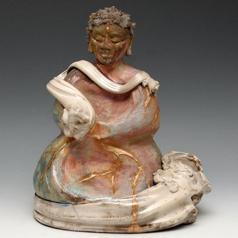 raku-Sculpture-Anita-Feng-475x475 Raku Buddha Statue Seated in the Clouds Sculpture-Anita Feng-buddhabulider