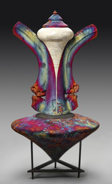 Raku-Vessels,-SATURN-VESSEL