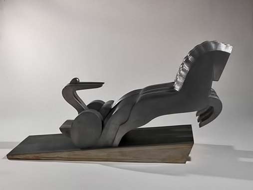 ram-viareggio-realta-metafisica-quadriga Ruggero Alfredo Michahelles: 'La Quadriga', 1929, Art Deco chariot