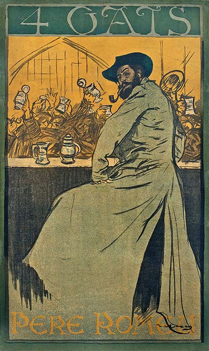ramon-casas-artwork ramon-casas-barcelona Art Nouveau poster art