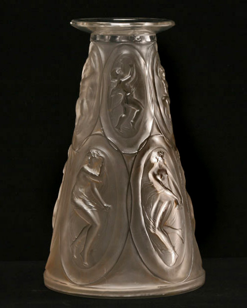 camees-deco-lalique-vase-493x615 Rare-Rene-Lalique-Camees-Deco-Glass-Vase-1923