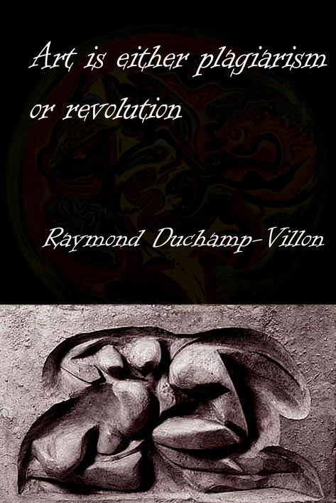 Raymond-Duchamp 'The Lovers' - Raymong Duchanp Villon sculpture relief