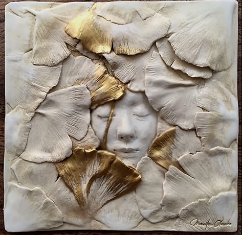 Reminisence-2017---Mariko-Okubo Reminisence-2017---Mariko-Okubo ceramic panel