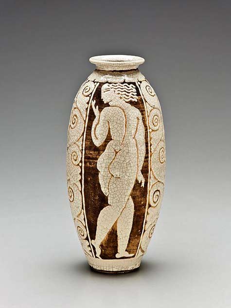 René-Buthaud-ovoid-vase René-Buthaud-crackle glaze vase