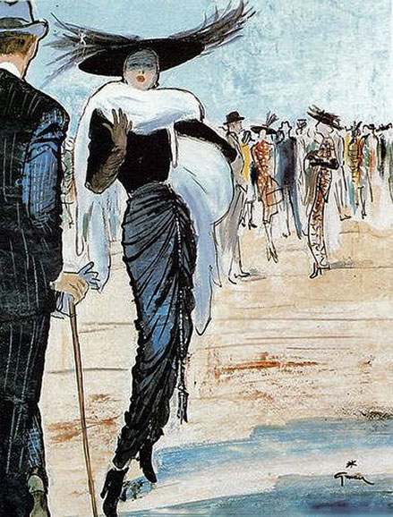 Rene-Gurau-paris-races Rene-Gurau-paris-races fashion illustration