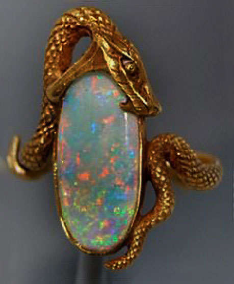 Rene-Lalique-~-Gold-Serpent Rene Lalique ~ Gold Serpent