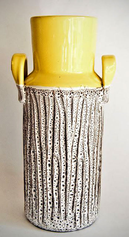 Retro-Pottery-Stunning-West-German-Vases Retro Pottery-Stunning West German fat lava Vase