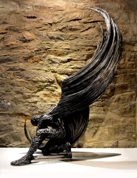 Richard-Stainthorp Richard Stainthorp wire sculpture