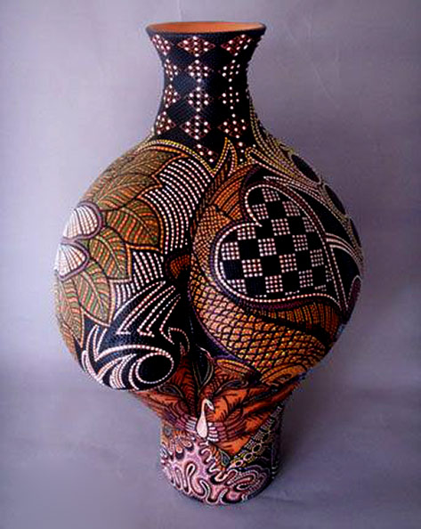 Ricky-Maldonado-pottery Ricky-Maldonado-pottery vase
