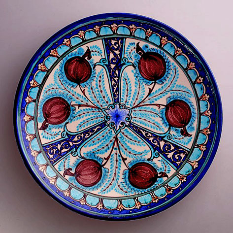 rishtan_pomegranate_cross_platter rishtan_pomegranate_cross_platter