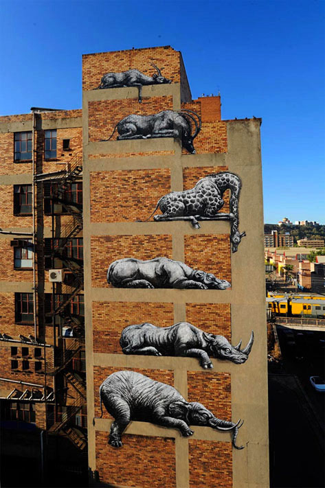 mural-by-Roa Roa-animal wall mural