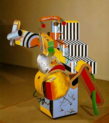 Sculptor-Robert-Hudson-USA Robert-Hudson multi media sculpture