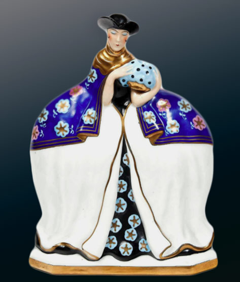 ROBJ.-Paris.-La-vénitienne-perfume-vapouriser ROBJ. Paris.-La-vénitienne.-Circa-1925-1931-Height-30.5 cm