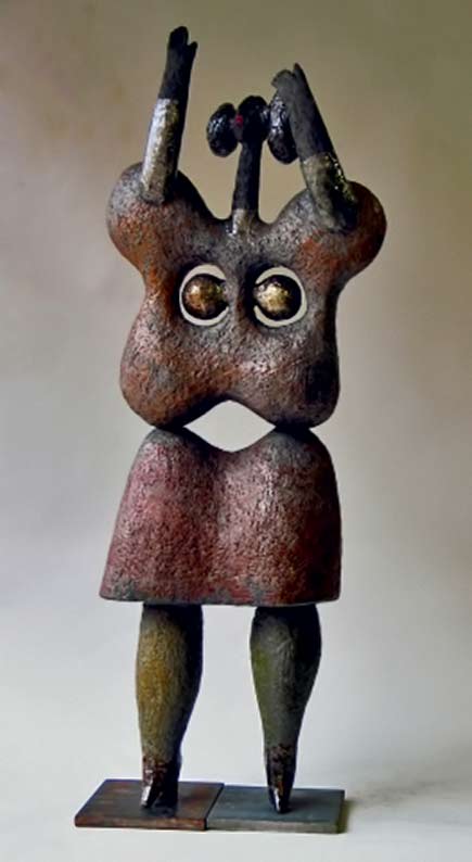 roger-capron-ceramic-sculpture roger-capron-abstract ceramic-figurine