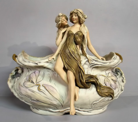 Royal-Dux-Figural-bowl-475x419 Royal Dux Figural-jardiniere bowl