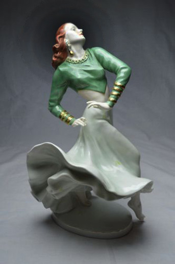 Royal-Dux-Figurine-Flamingo-Dancer-343x517 Royal-Dux-Figurine-Flamingo-Dancer-Mint-24-Tall