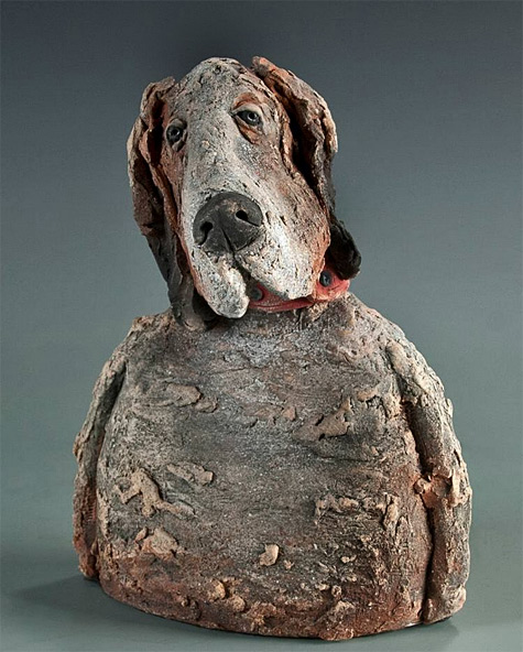woof-17-roelna-louw-475x592 Saatchi-Art-Artist--Roelna-Louw--Ceramic-2014-Sculpture--Woof-17 Pottery dog bust