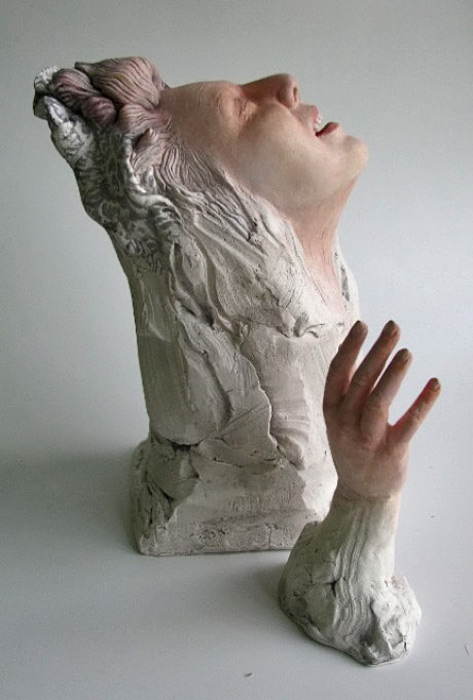 Sally-Hook-ceramics Sally Hook ceramic sculpture bust