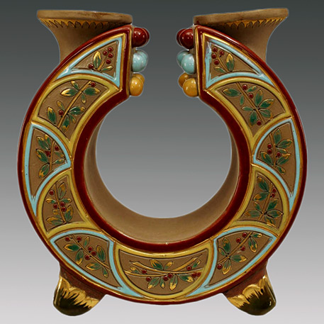 Sarreguemines-French-vase-457x457 Sarreguemines French vase