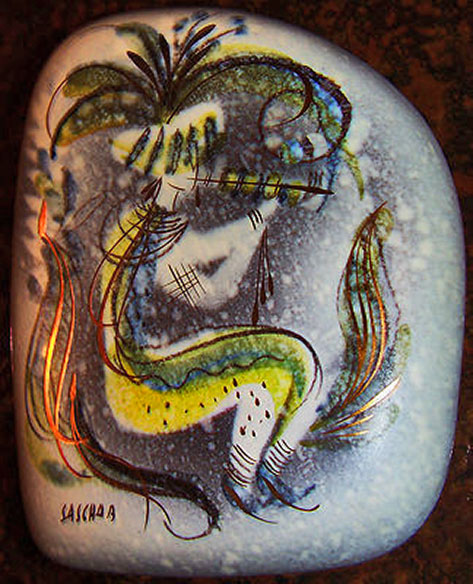 Sascha-Brastoff-Snake-Charmer-Jewelry-Box Sascha-Brastoff-Snake-Charmer-Jewelry-Box