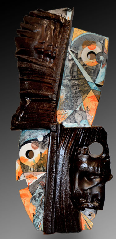 Sculpture---Barocco-J.-Massard-&-Richard-Tarone Ceramic Sculpture-- BAROCCO -Jacques Massard & Richard Tarone