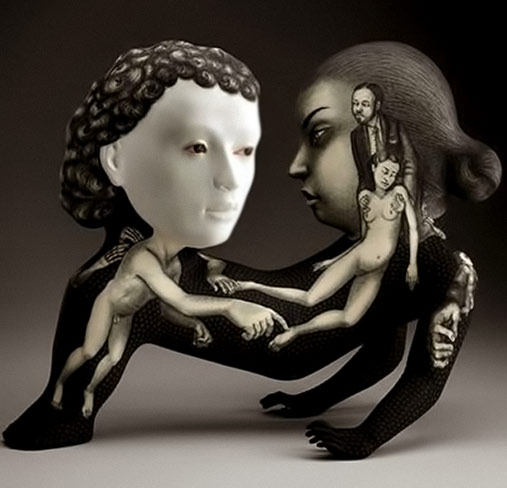 Sergei-Isupov-ceramic-sculptures-clay-art Sergei-Isupov-ceramic-sculptures-clay-art Surrealist sculpture