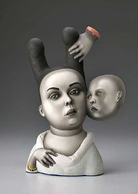 sergei-isupov-ceramic-bust sergei-isupov_influence sculptur bust