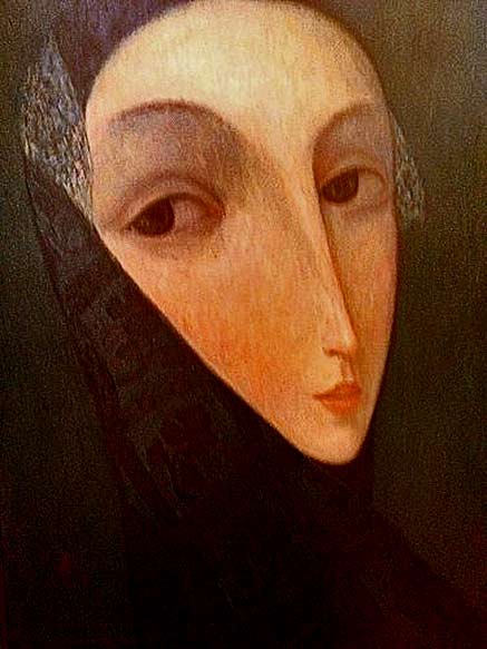 Mountain Angel Sergey_Smirnov_Venice_2002 Female head painting Mountain Angel Sergey_Smirnov_Venice_2002