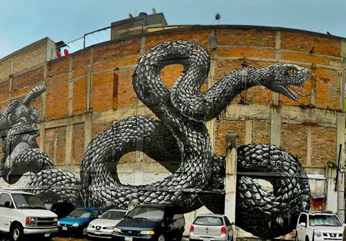 serpent-allure-wall-art Realistic serpent allure wall art