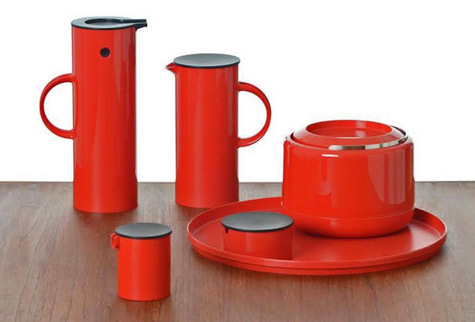 Danish-coffee-service Red coffee/tea Service_1977-Danish--DANISH-TEAK-CLASSICS