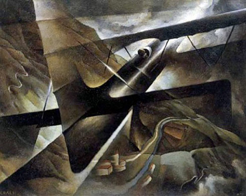 futurist-art-Tullio-Crali Shaking Flight [Tullio Crali, 1939