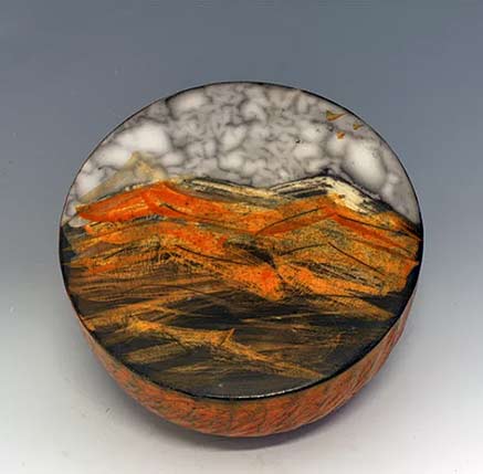Shamai-Sam-Gibsh--Bio-Ceramic-Artists-Ceramic-raku-fired-box Ceramic-raku-fired-box by -Shamai-Sam-Gibsh